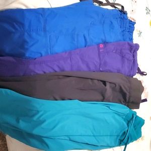 Four Pairs - XS Petite Scrub Pants